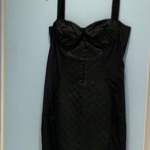 D&G bra top black mini dress. Sexy and gorgeous